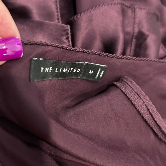 The Limited 💯% Silk Halter Top With Choker Sash Neck Tie |Size Medium - Picture 7 of 8